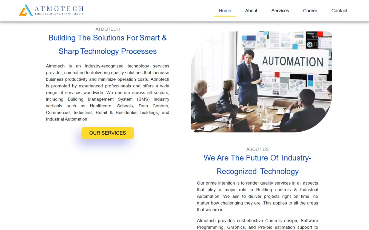 Atmotech LLC project screenshot