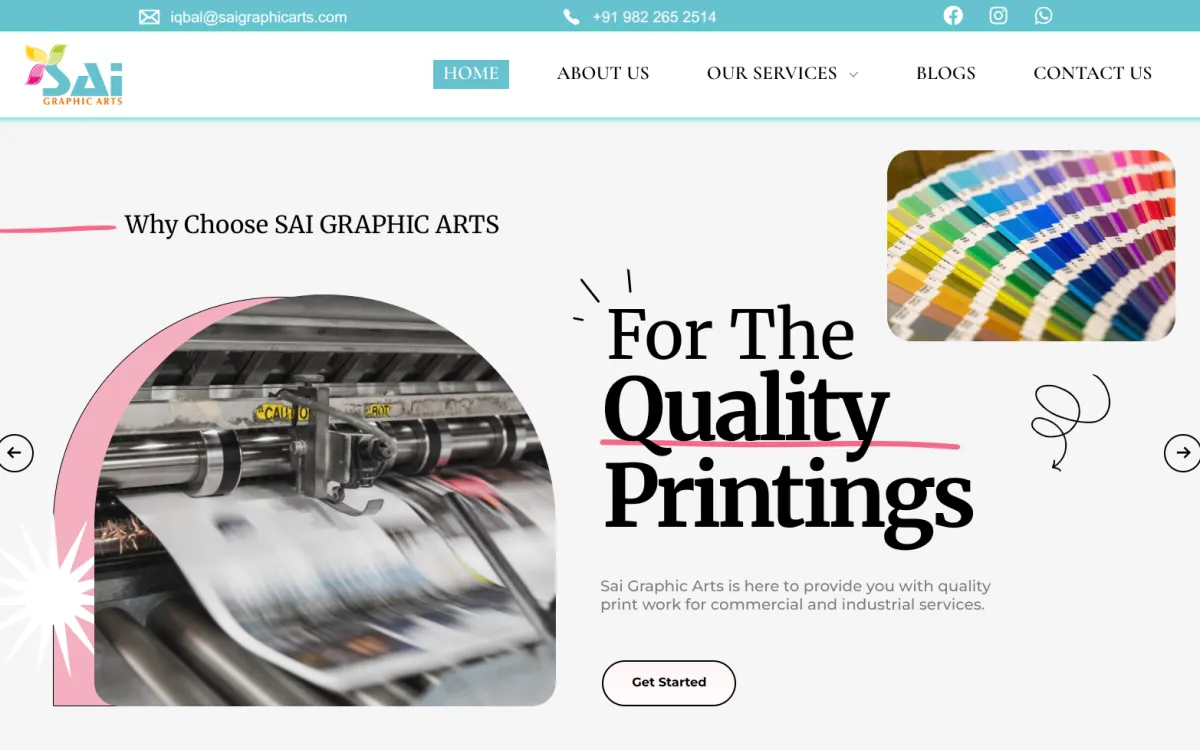 Sai Graphic Arts project screenshot